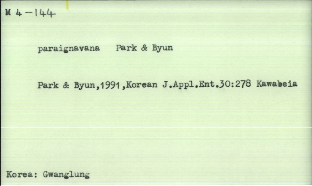 front of card